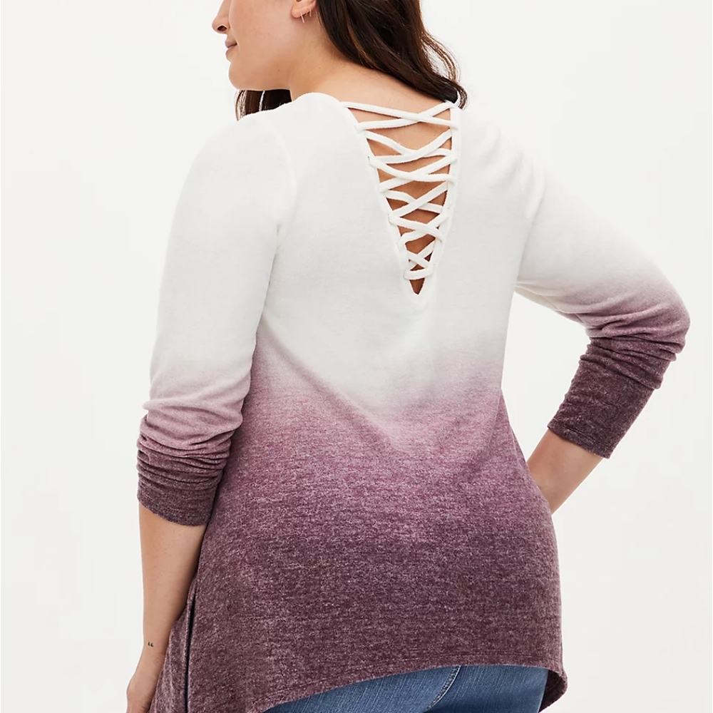 Torrid, size 4, ombre sweater